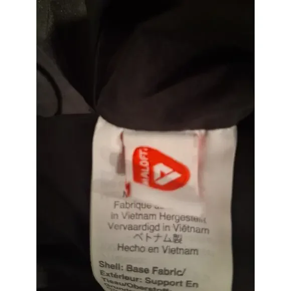 J.Crew Chateau Puffer Jacket Women's Large Black PrimaLoft Insulated Hooded Coat - Picture 13 of 13